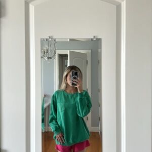 Aerie Green Crewneck